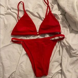 Red bikini